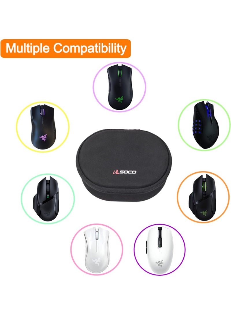 RLSOCO Case for Razer DeathAdder Essential/Naga V2 Pro/DeathAdder V2 X/Razer Basilisk V3 Pro/DeathAdder V2 Pro/Viper Mini/Cobra Pro/Viper V2 Pro/Basilisk V3 Gaming Mice (Case Only) - Image 5